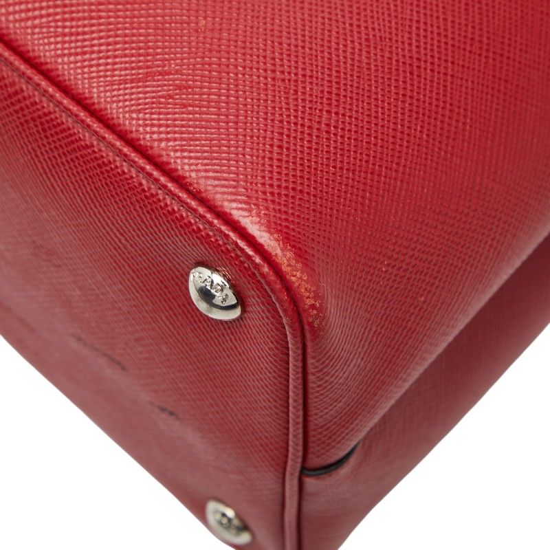 Prada Tote Red Saffiano Leather — view 6