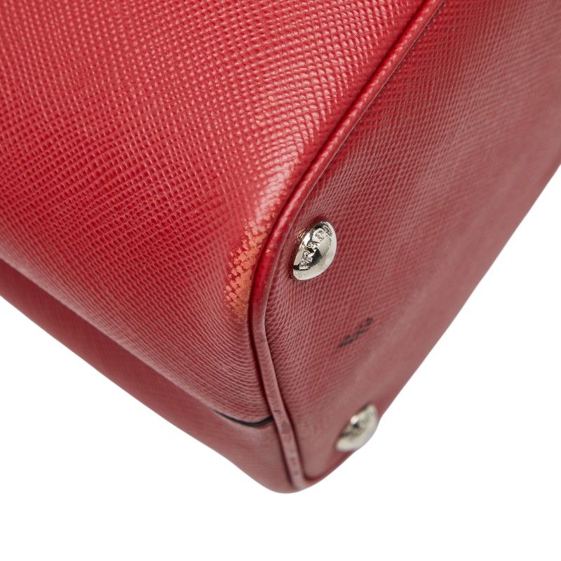 Prada Tote Red Saffiano Leather — view 7