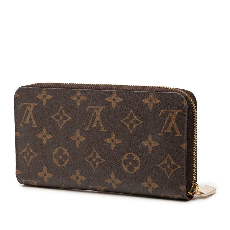 Louis Vuitton Monogram Ivacion Zippy Wallet Zip Around Brown Leather — view 2