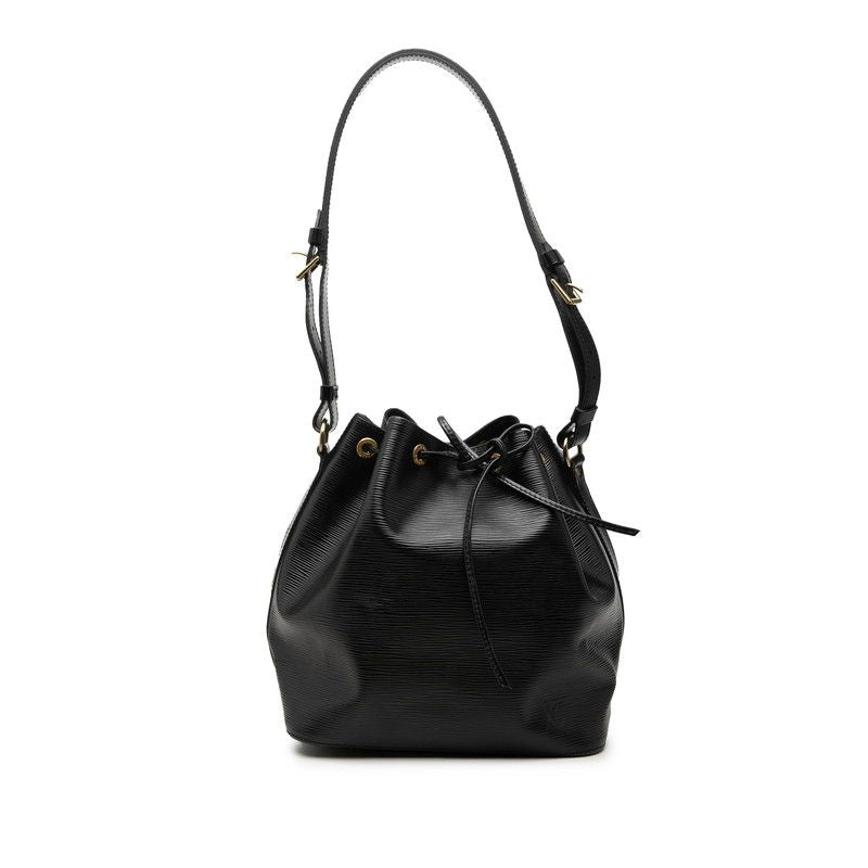 Louis Vuitton Epi Petit Noe Shoulder Bag Noir Black Leather