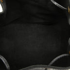 Louis Vuitton Epi Petit Noe Shoulder Bag Noir Black Leather — view 4