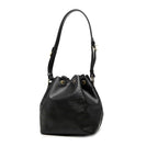 Louis Vuitton Epi Petit Noe Shoulder Bag Noir Black Leather — view 2