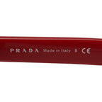 Prada Sunglasses Red Brown Acetate Eyewear — view 6