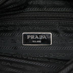 Prada Crossbody Shoulder Bag Black Nylon — view 5