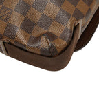 Louis Vuitton Damier Brooklyn MM Messenger Bag Crossbody Brown Leather — view 7