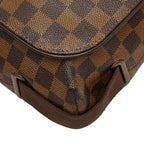 Louis Vuitton Damier Brooklyn MM Messenger Bag Crossbody Brown Leather — view 5