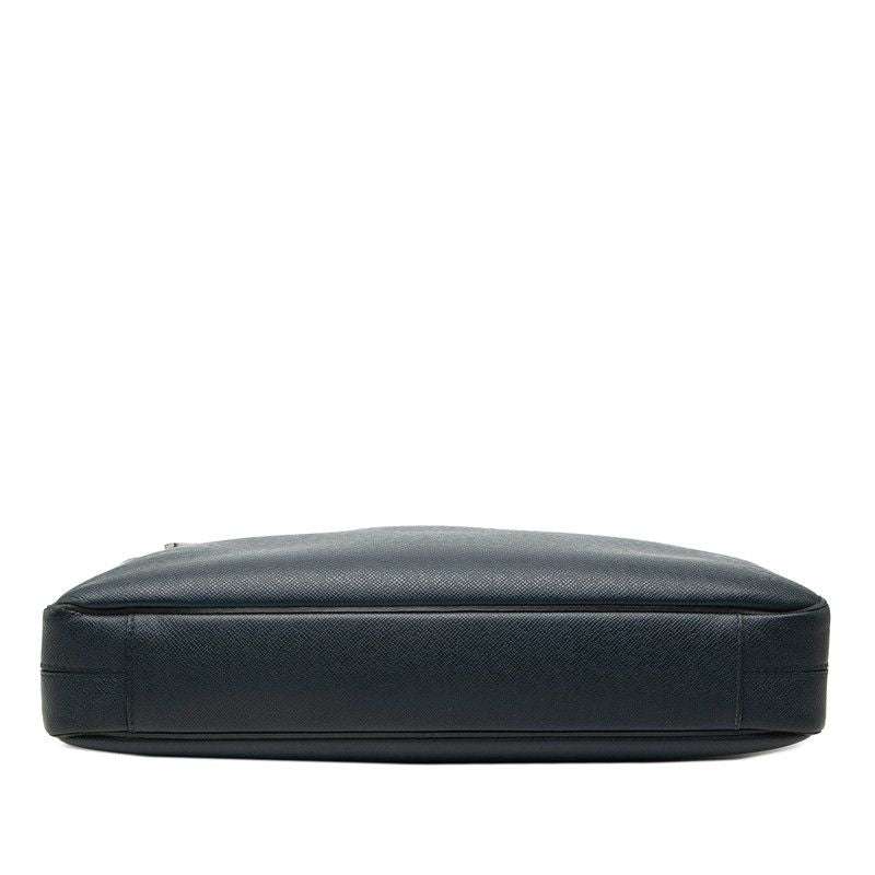 Louis Vuitton Taiga Porte Documents Business MM Bag Ocean Navy Leather — view 3