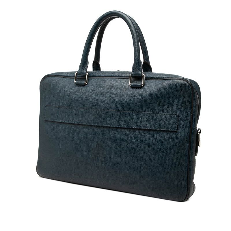 Louis Vuitton Taiga Porte Documents Business MM Bag Ocean Navy Leather — view 2