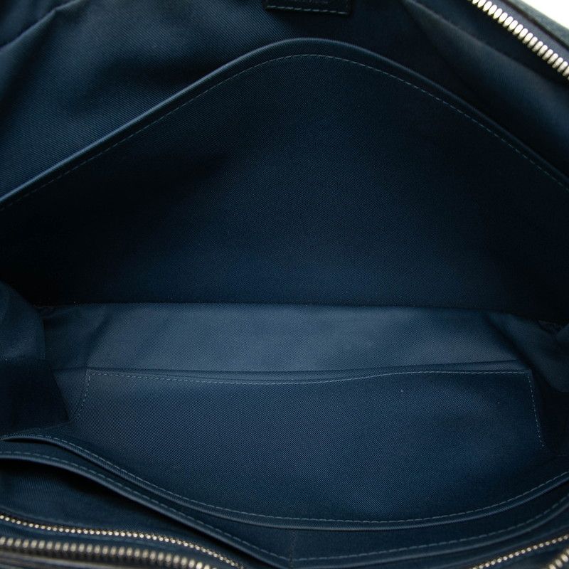 Louis Vuitton Taiga Porte Documents Business MM Bag Ocean Navy Leather — view 5