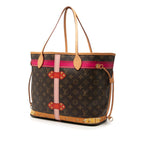 Louis Vuitton Monogram Summer Trunk Neverfull MM Tote Brown Multicolor Leather — view 2