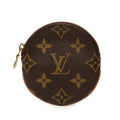 Louis Vuitton Monogram Porte-Monnaie Long Coin Case Brown Leather