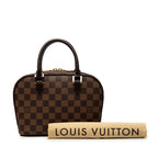 Louis Vuitton Damier Sarria Mini Handbag Brown Leather — view 7
