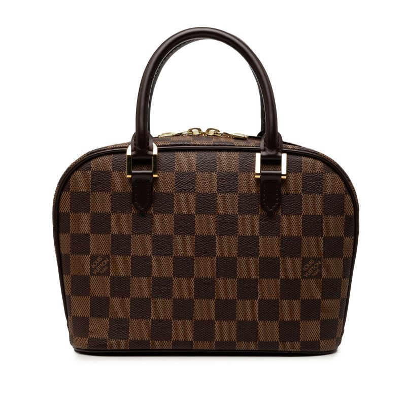 Louis Vuitton Damier Sarria Mini Handbag Brown Leather