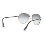 Louis Vuitton Monogram Conspiration Pilot Sunglasses Gray Silver Metal Acetate — view 3