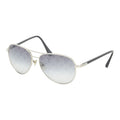 Louis Vuitton Monogram Conspiration Pilot Sunglasses Gray Silver Metal Acetate