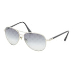 Louis Vuitton Monogram Conspiration Pilot Sunglasses Gray Silver Metal Acetate