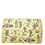 Prada Canapa Large Tote Print Yellow Multicolor Canvas — view 3