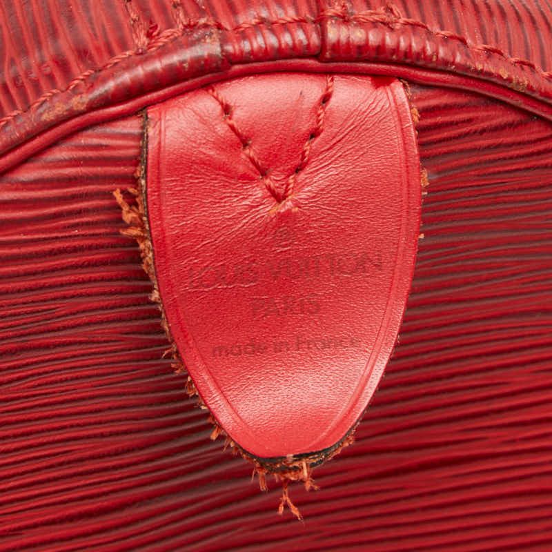 Louis Vuitton Epi Keepall 50 Boston Bag Castilian Red Leather — view 4