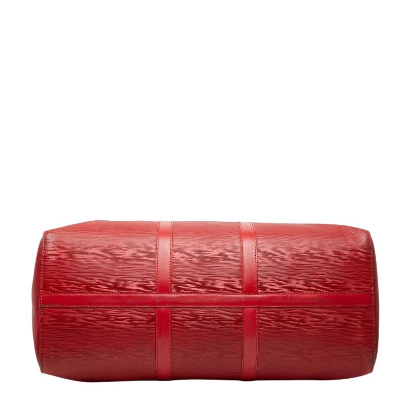 Louis Vuitton Epi Keepall 50 Boston Bag Castilian Red Leather — view 3