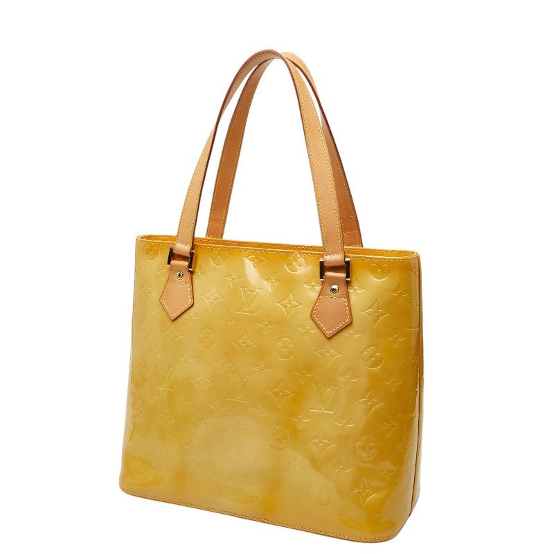 Louis Vuitton Monogram Vernis Houston Tote Yellow Patent Leather — view 2