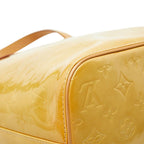Louis Vuitton Monogram Vernis Houston Tote Yellow Patent Leather — view 7