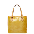 Louis Vuitton Monogram Vernis Houston Tote Yellow Patent Leather
