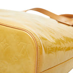 Louis Vuitton Monogram Vernis Houston Tote Yellow Patent Leather — view 6