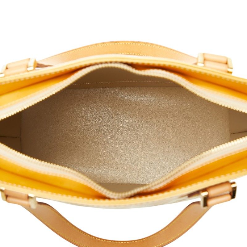 Louis Vuitton Monogram Vernis Houston Tote Yellow Patent Leather — view 8