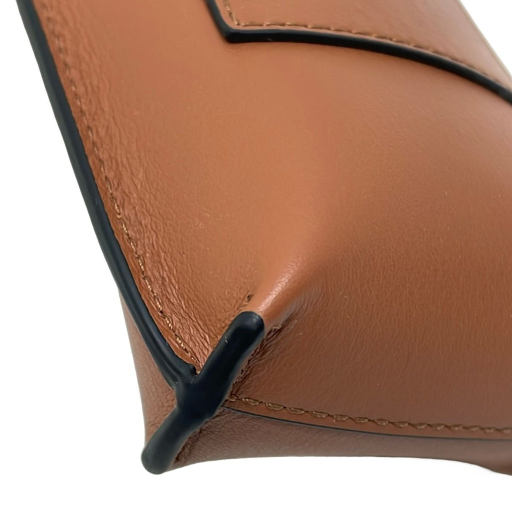Loewe Shoulder Bag Elephant Dark Brown Smartphone Pochette Leather — view 6