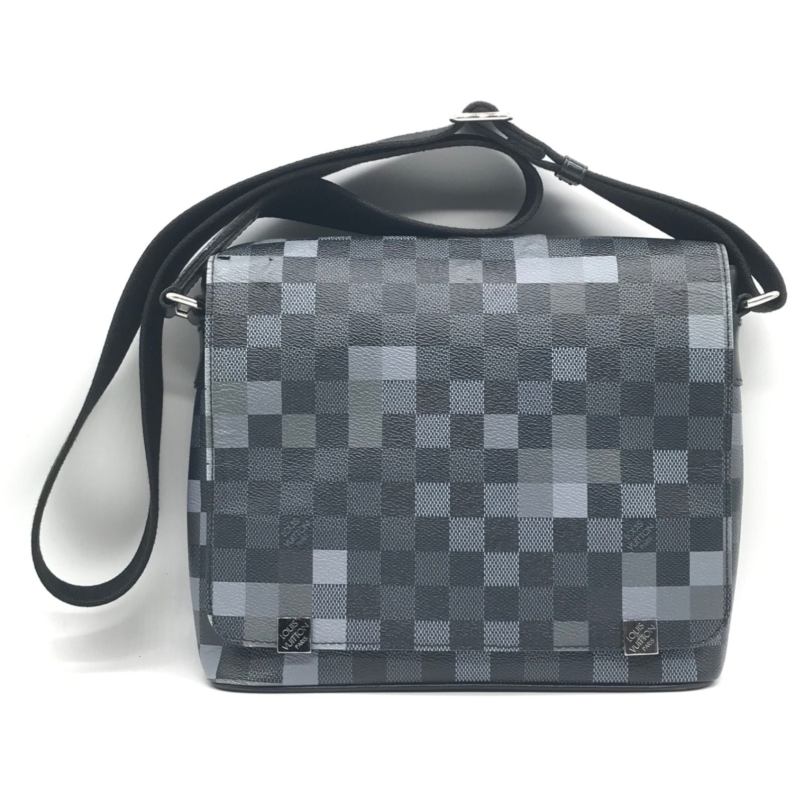 Louis Vuitton Damier Graphite Picreasing le District PM Shoulder Bag Price