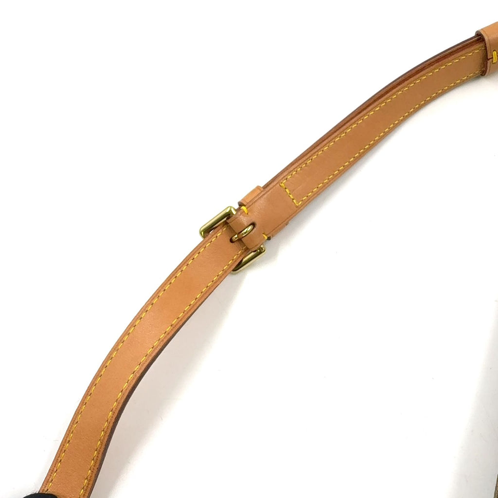 Louis Vuitton Musette Tango Short Strap Monogram Leather Brown Shoulder Bag Gold — view 6