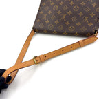 Louis Vuitton Musette Tango Short Strap Monogram Leather Brown Shoulder Bag Gold — view 5