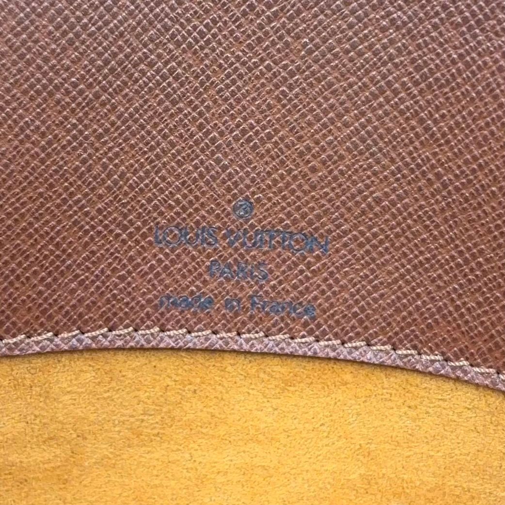 Louis Vuitton Musette Tango Short Strap Monogram Leather Brown Shoulder Bag Gold — view 4