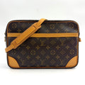 Louis Vuitton Trocadero 30 Monogram Leather Brown Light Shoulder Bag Gold