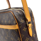 Louis Vuitton Trocadero 30 Monogram Leather Brown Light Shoulder Bag Gold — view 8