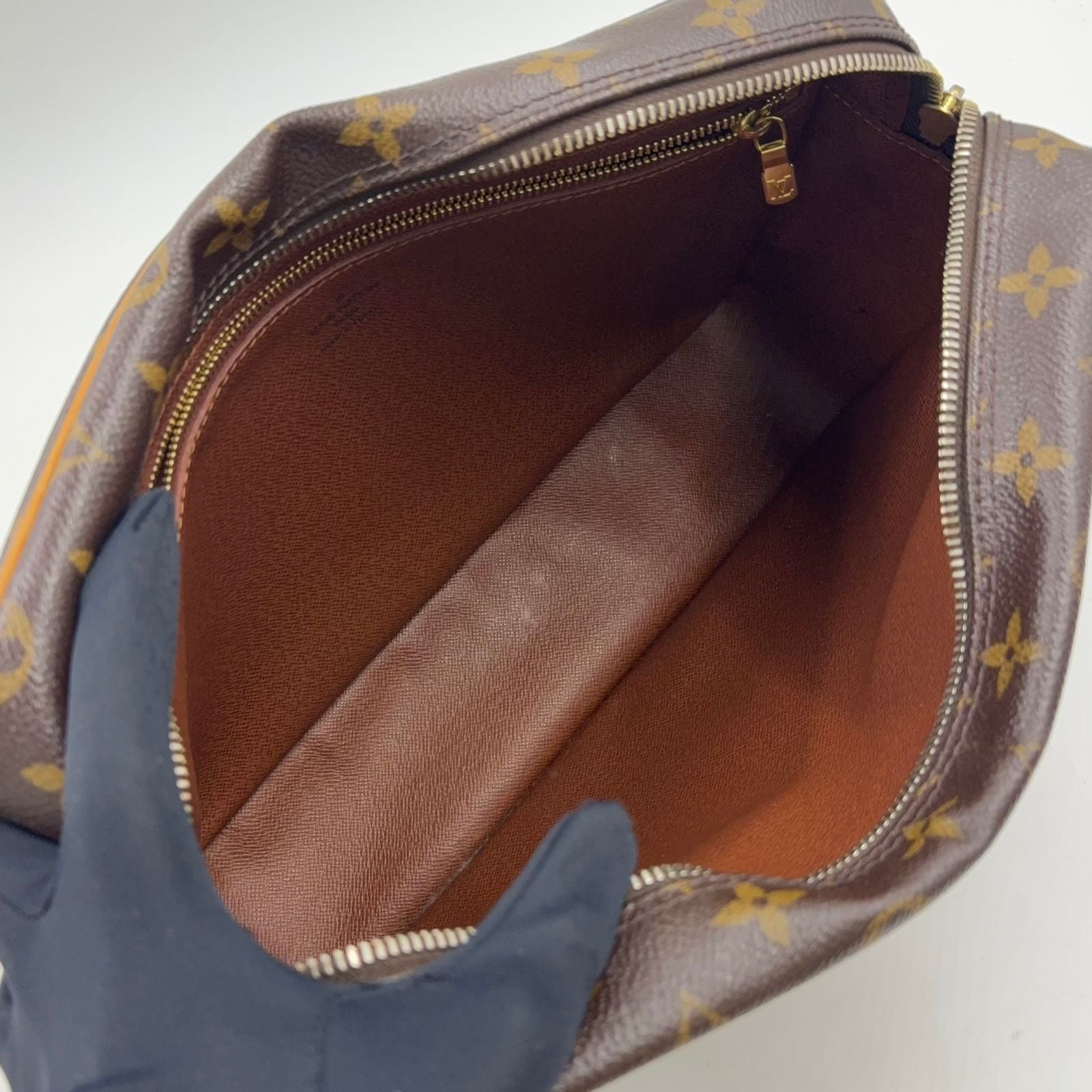 Louis Vuitton Trocadero 30 Monogram Leather Brown Light Shoulder Bag Gold — view 3