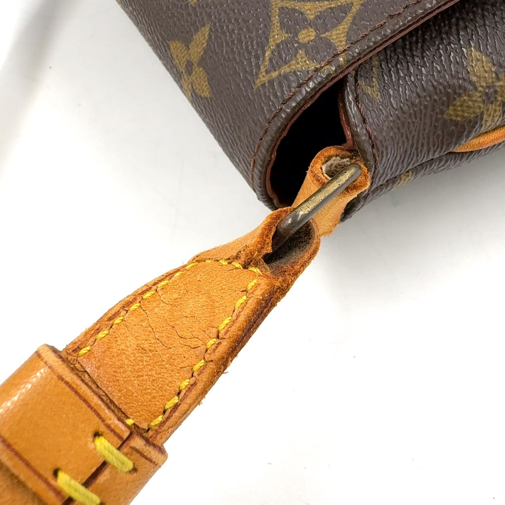 Louis Vuitton Musette Salsa Short Strap Monogram Leather Brown Shoulder Bag Gold — view 7
