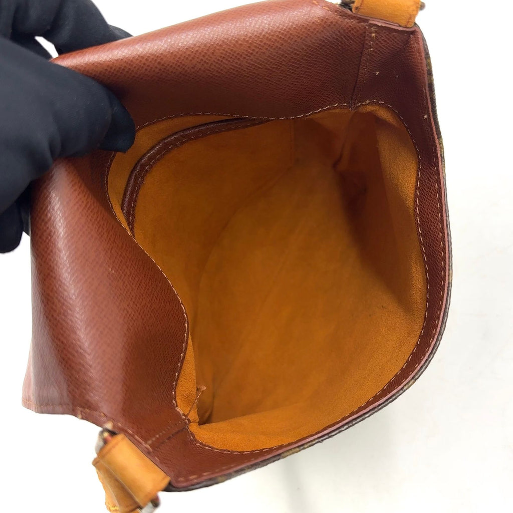 Louis Vuitton Musette Salsa Short Strap Monogram Leather Brown Shoulder Bag Gold — view 3