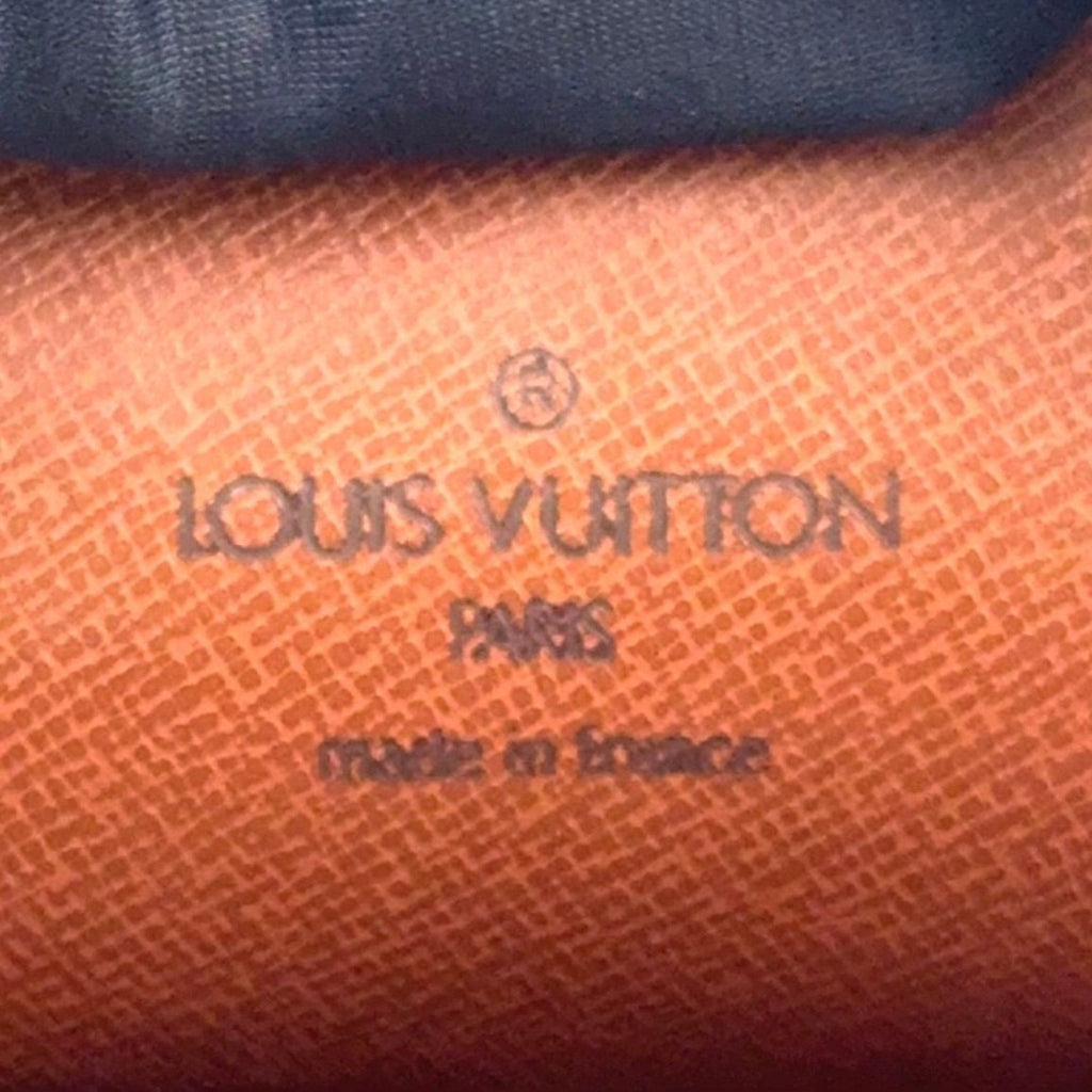 Louis Vuitton Mini Danube Monogram Leather Brown Light Shoulder Bag Gold — view 4