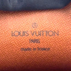 Louis Vuitton Mini Danube Monogram Leather Brown Light Shoulder Bag Gold — view 4