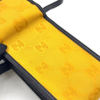 Gucci Off the Grid Leather Nylon Yellow Black Shoulder Bag Silver — view 6