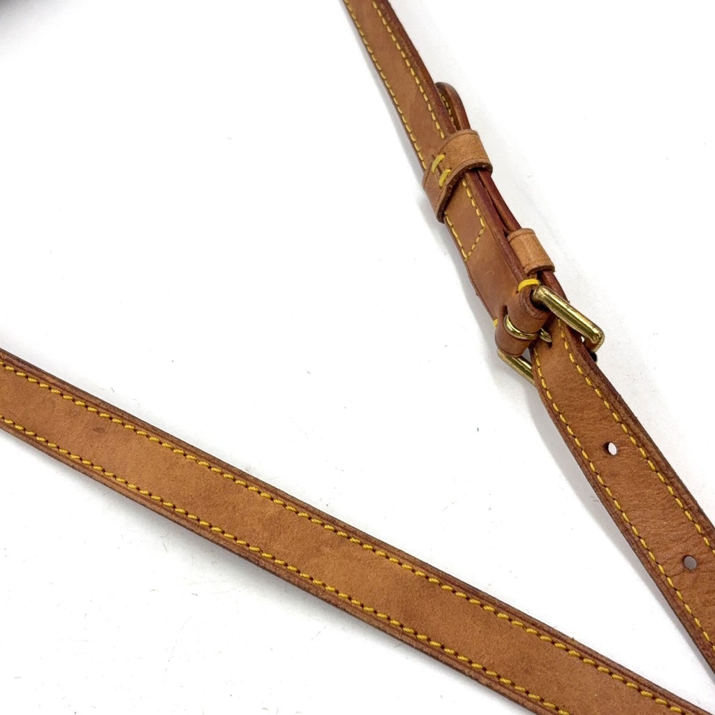 Louis Vuitton Musette Tango Short Strap Monogram Leather Brown Shoulder Bag Gold — view 7