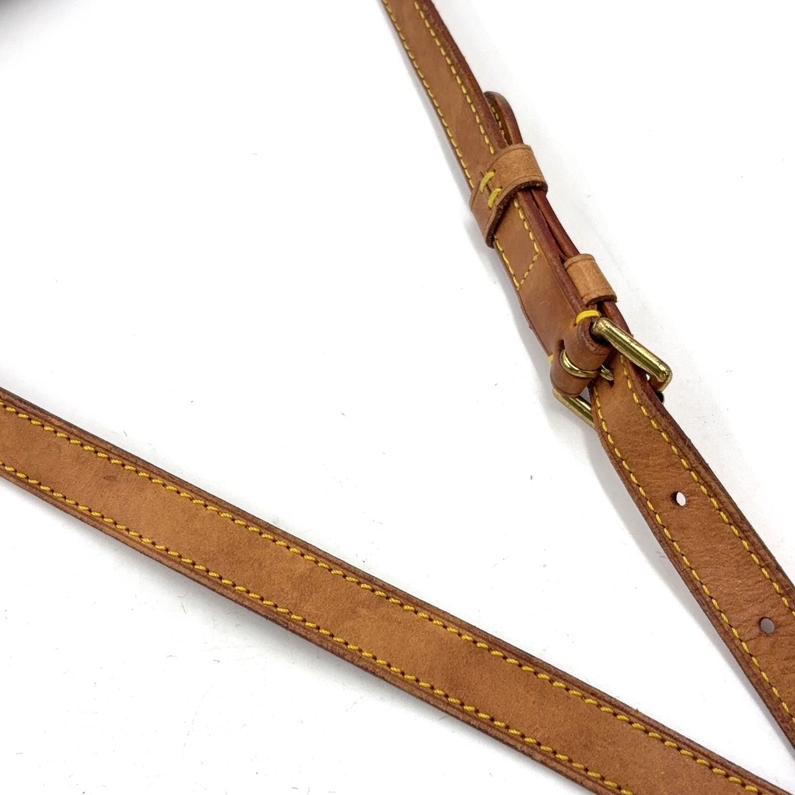 Louis Vuitton Musette Tango Short Strap Monogram Leather Brown Shoulder Bag Gold — view 7