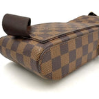 Louis Vuitton Damier Geronimos Leather Brown Belt Bag Gold — view 8