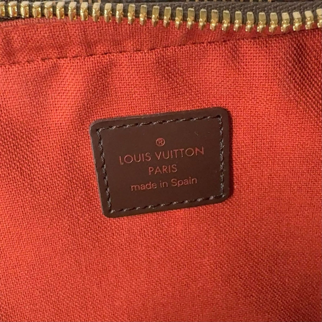 Louis Vuitton Damier Geronimos Leather Brown Belt Bag Gold — view 4