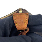 Louis Vuitton Pochette Monogram Leather Brown Light Handbag Gold — view 4