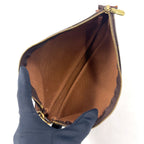 Louis Vuitton Pochette Monogram Leather Brown Light Handbag Gold — view 3