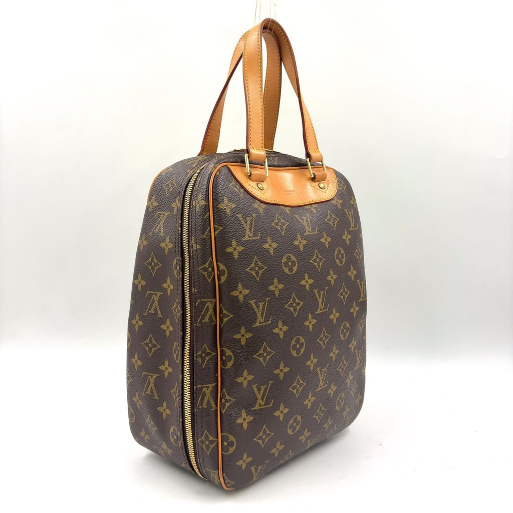 Louis Vuitton Excursion Monogram Leather Brown Light Handbag Gold — view 2