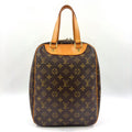Louis Vuitton Excursion Monogram Leather Brown Light Handbag Gold