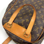 Louis Vuitton Excursion Monogram Leather Brown Light Handbag Gold — view 7